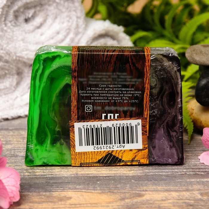 Косметическое мыло для бани и сауны "Виноградная лоза", "Добропаровъ", 100 гр.
