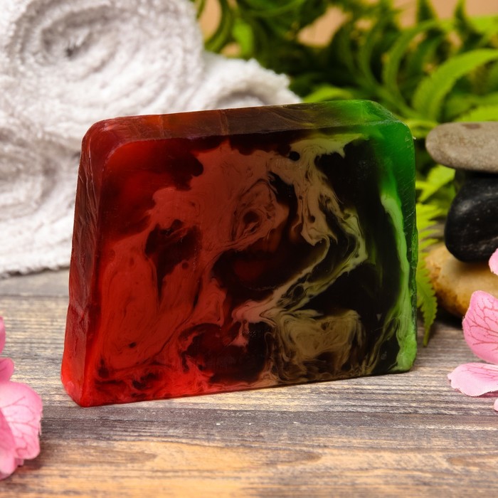 Косметическое мыло для бани и сауны "Яблоневый сад", "Добропаровъ", 100 гр.