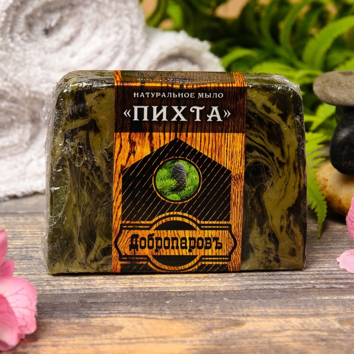 Натуральное мыло для бани и сауны "Пихта" 100гр