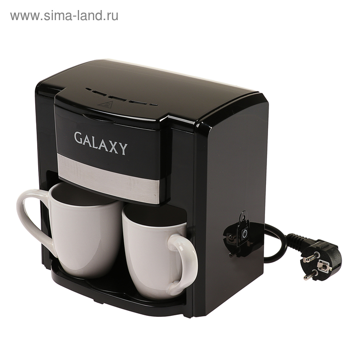 Кофеварка Galaxy GL 0708, капельная, 750 Вт, 0.3 л, чёрная