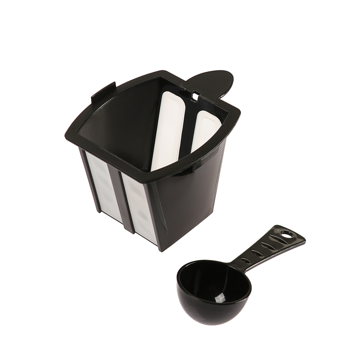 Кофеварка электрическая Galaxy GL 0708, 750 Вт, объем 0.3 л, 2 керам чашки в компл., чёрная