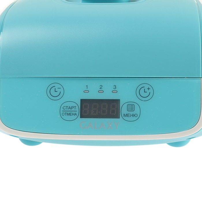 Йогуртница Galaxy GL 2693, 20 Вт, 0.9 л, таймер на 48 часов, 9 стекл. емкостей с крышками