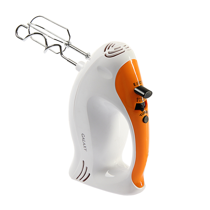 Миксер Galaxy GL 2205, 300 Вт, 2 комплекта насадок, 5 скоростей, режим "Турбо"