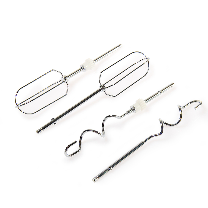 Миксер Galaxy GL 2208, 300 Вт, 2 комплекта насадок, 5 скоростей, режим "Турбо", голубой