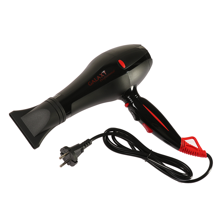 Фен проф. Galaxy GL 4330, 2200 Вт, 2 скорости, 3 темп. режима, «Холодный воздух», 2 насадки 388073