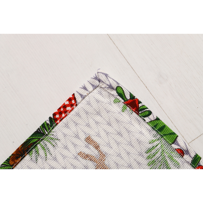 Столовый набор DomoVita "Новогодняя фантазия":скат.110х150+4 салф 30х30, хл 170 г/м2 рогожка 38818