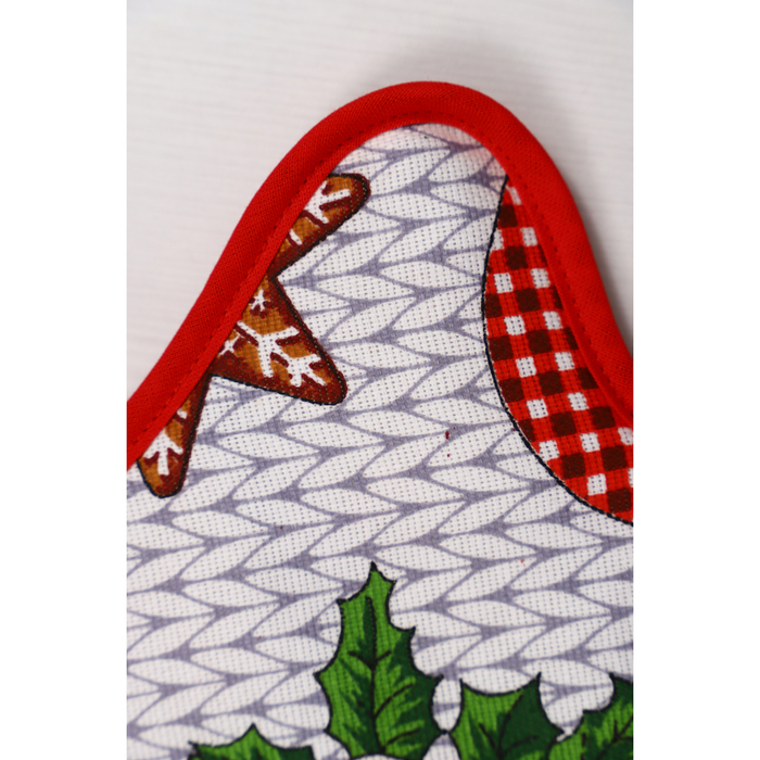 Набор DomoVita прихватка/варежка, "Новогодняя фантазия",хлопок 170 г/м2 рогожка