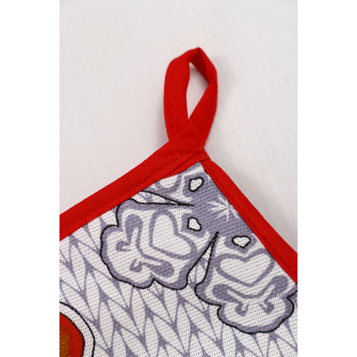 Набор DomoVita прихватка/варежка, "Новогодняя фантазия",хлопок 170 г/м2 рогожка