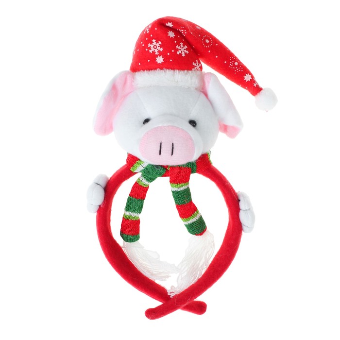 Карнавальный ободок "Свинка", цвета МИКС