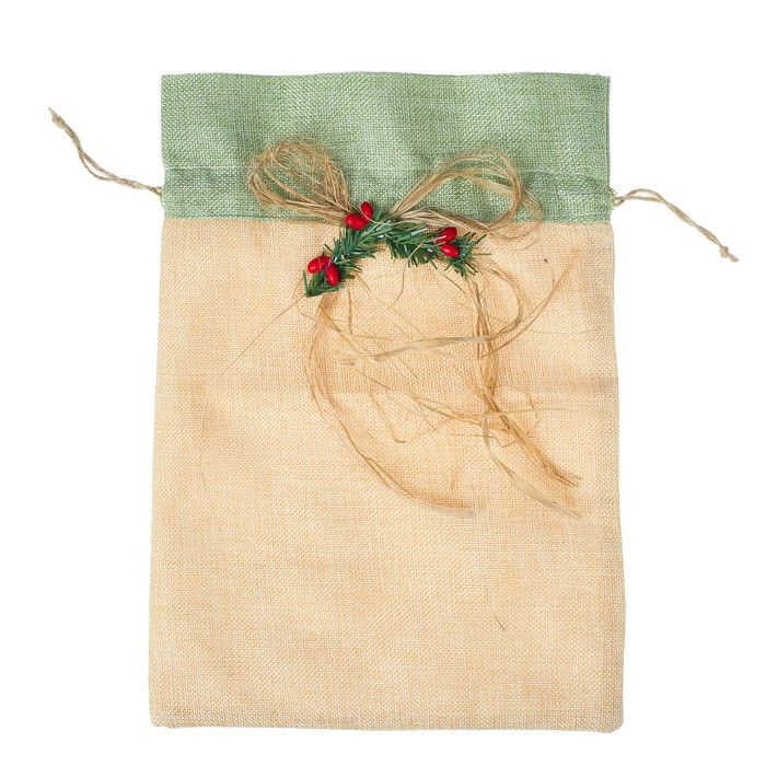 Мешок для подарков на завязках 25 х 32 см