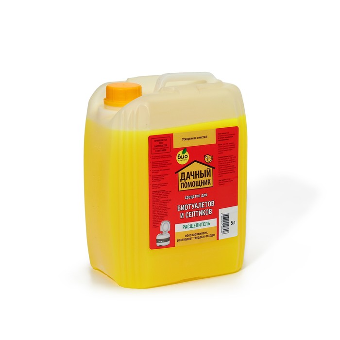 Жидкость для биотуалета «Дачный помощник», зимняя, 5 л, для нижнего бака