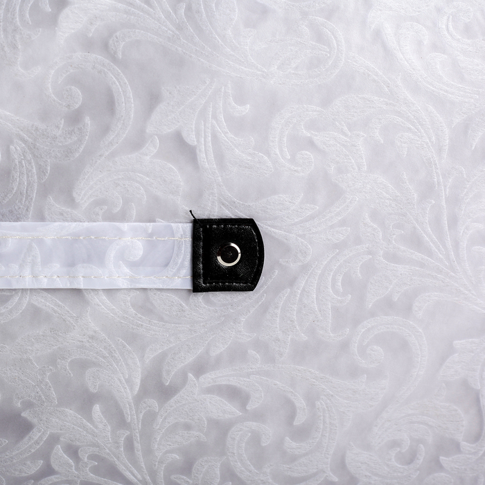 Короб для хранения с крышкой 47х31х30 см "Мотив", цвет белый