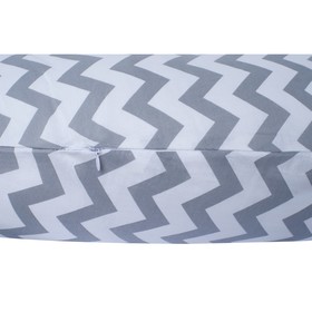 Подушка для беременных, размер 34 × 170 см, зигзаг серый от Сима-ленд