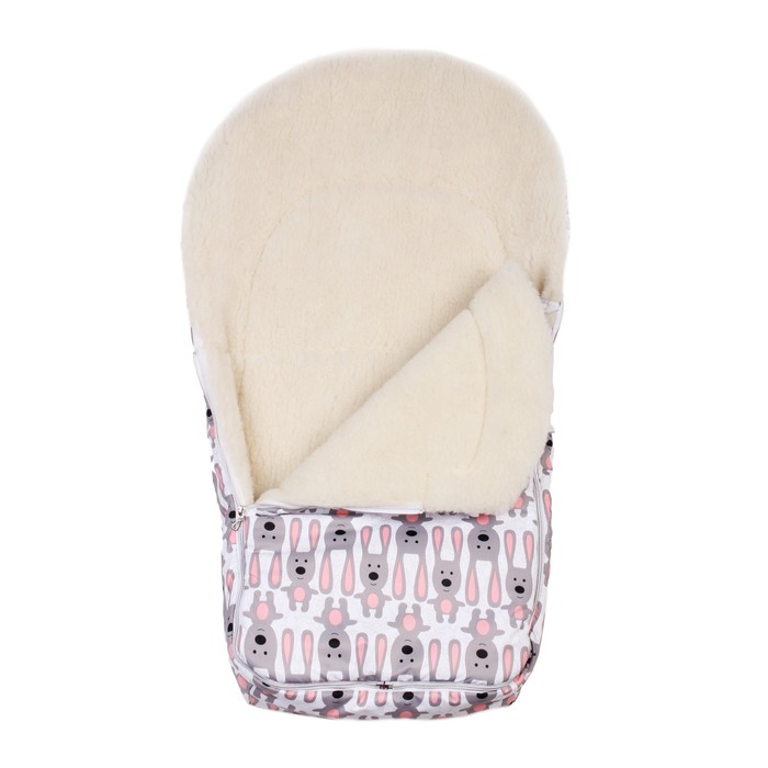 Конверт универсальный меховой Teddy, бежевый