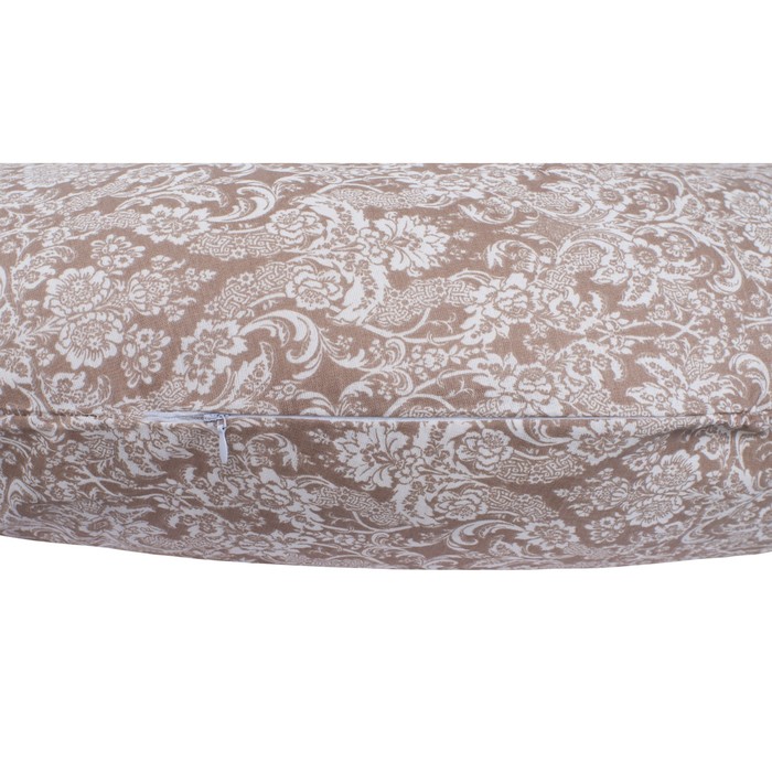 Подушка для беременных, размер 34×170 см, дамаск кофе