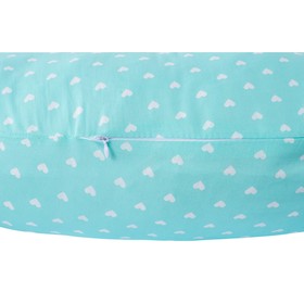 Подушка для беременных, размер 34 × 170 см, принт сердечки, цвет мята от Сима-ленд