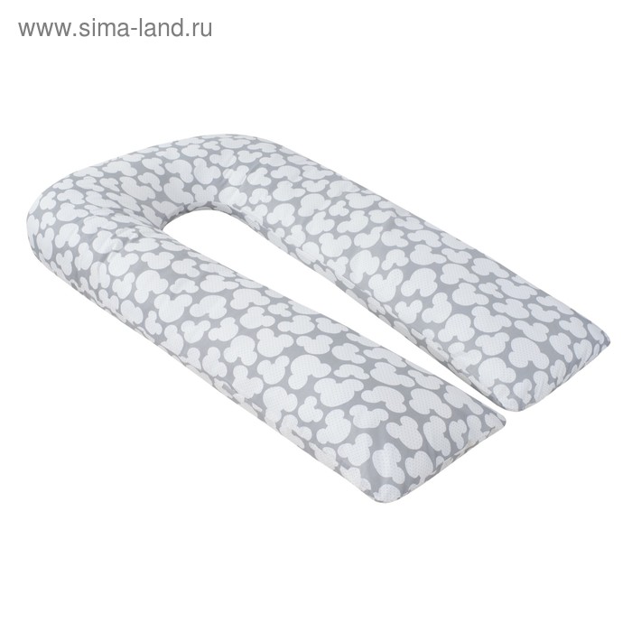 Подушка для беременных U-образная, размер 35 × 340 см, мышонок серый