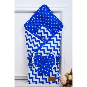 

Конверт-одеяло Zig Zag, размер 93×93 см, синий