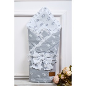 Конверт-одеяло Happy, размер 93×93 см, серый Ош