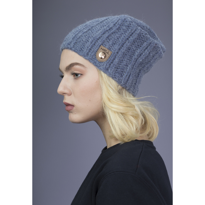 Шапка женская "Агния" цвет джинсовый, р-р 56