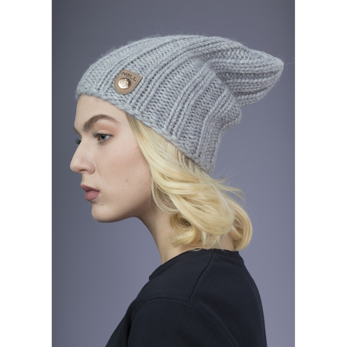 Шапка женская "Агния" цвет серый, р-р 56