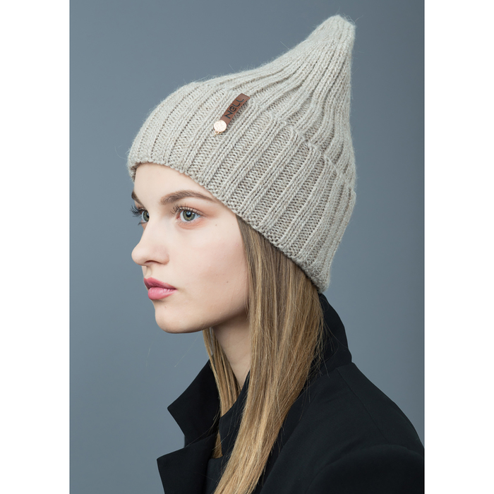 Шапка женская "Джейк" цвет бежевый, р-р 56