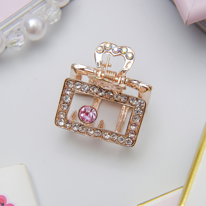 Краб для волос "Бесконечность" 2 см квадрат