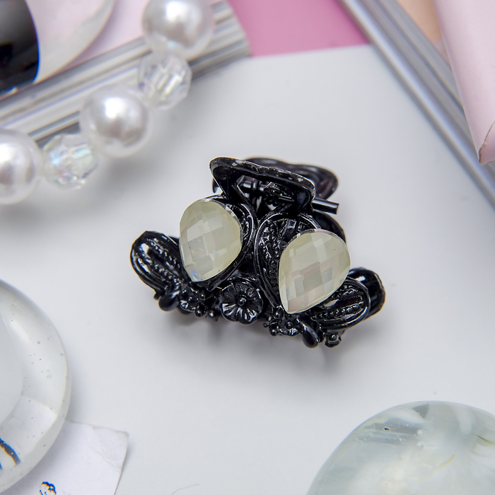 Краб для волос "Омут" 2,7 см бабочки