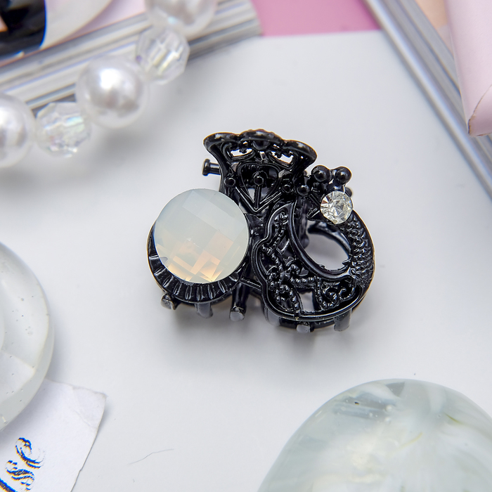 Краб для волос "Омут" 2,5 см жар птица