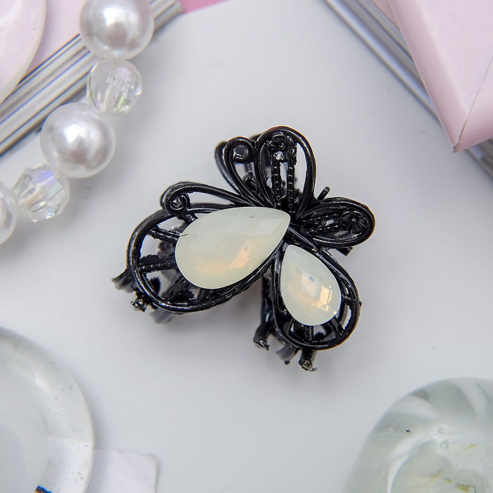 Краб для волос "Омут" 2,5 см волшебная бабочка