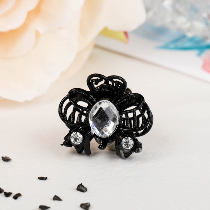 Краб для волос "Омут" 2,5 см бантик