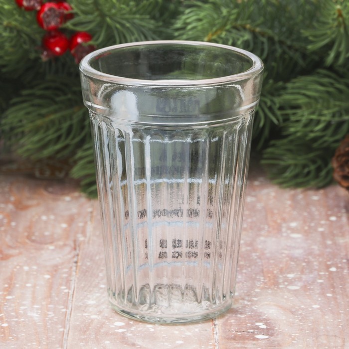 Стакан граненый "За деда мороза", 250 мл