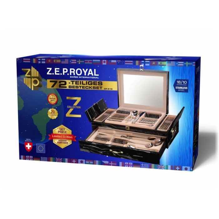 Набор столовых приборов Z.P.T.R., 72 предмета