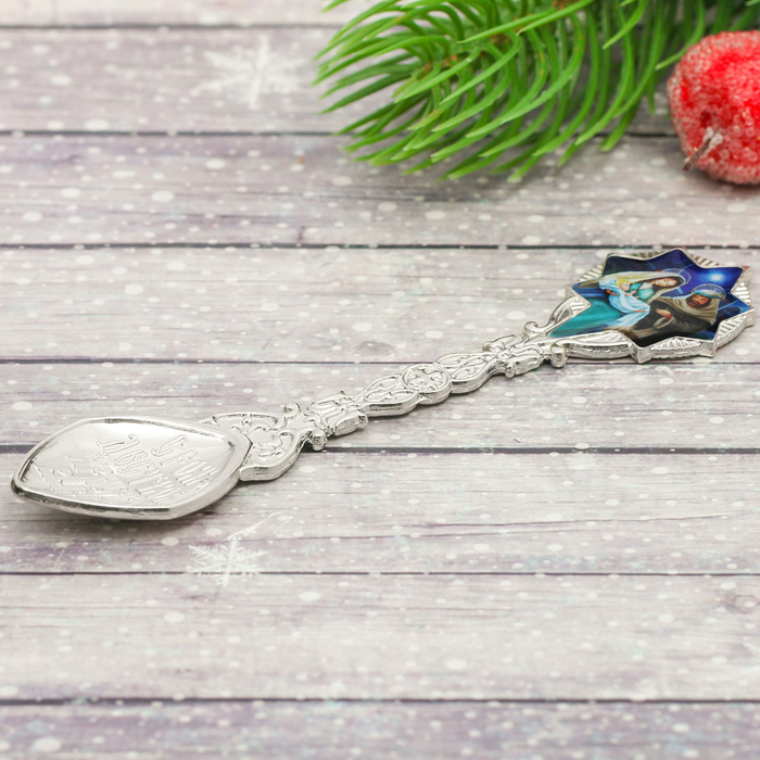 Ложка рождественская «Вертеп», 2,2 х 11 см