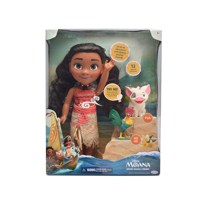 Игровой набор Disney "Моана: Моана, Хейхей и Пуа",, 34 см, 9 см
