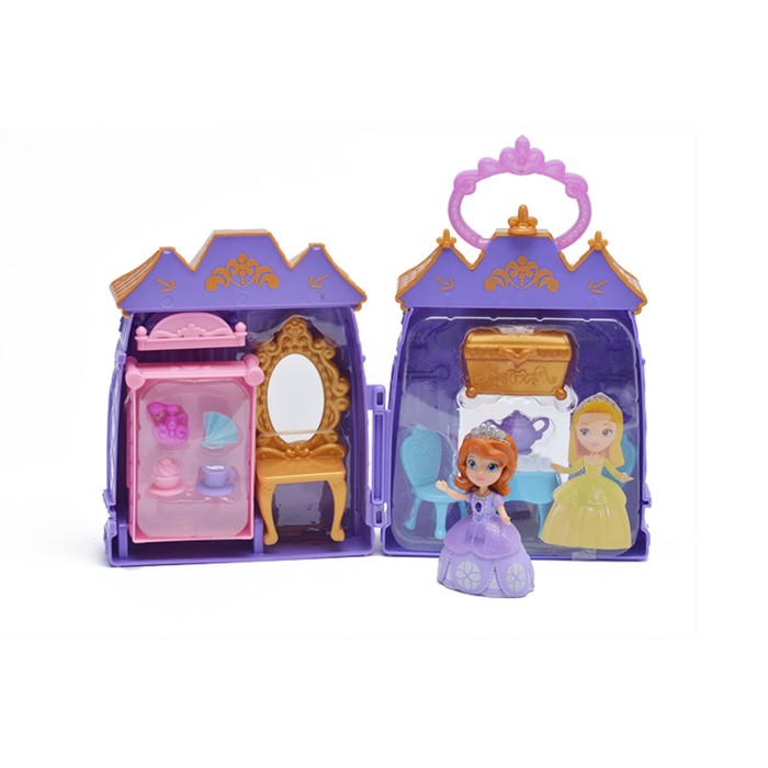 Игровой набор Disney "София Прекрасная: Гардероб Эмбер" , кукла 8 см, гардероб, аксессуары, подвижна
