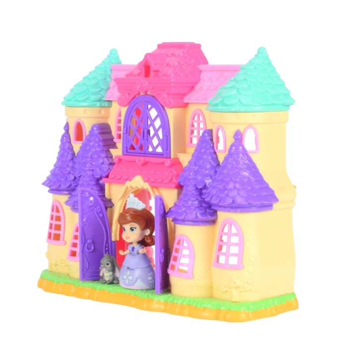 Игровой набор Disney "София Прекрасная: Замок принцессы", замок 31х27х17 см, кукла 8 см, аксессуары