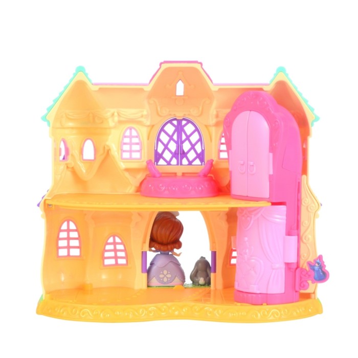 Игровой набор Disney "София Прекрасная: Замок принцессы", замок 31х27х17 см, кукла 8 см, аксессуары