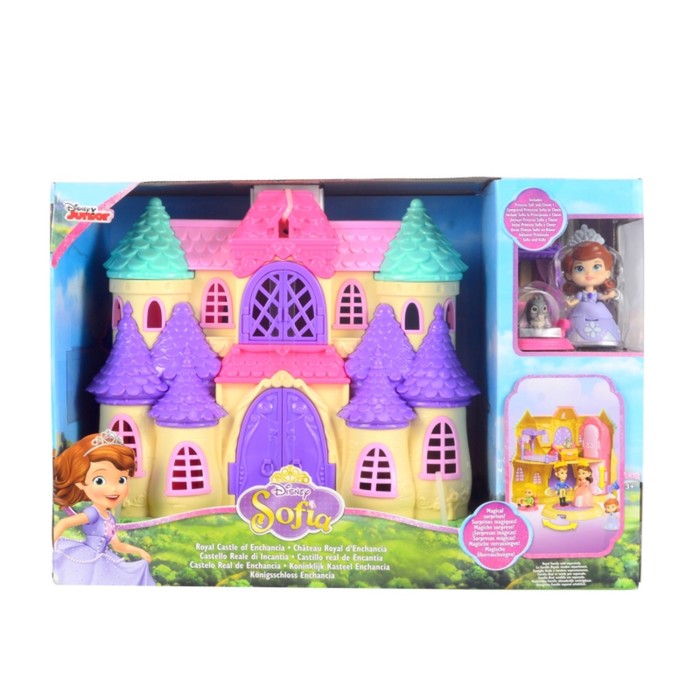 Игровой набор Disney "София Прекрасная: Замок принцессы", замок 31х27х17 см, кукла 8 см, аксессуары