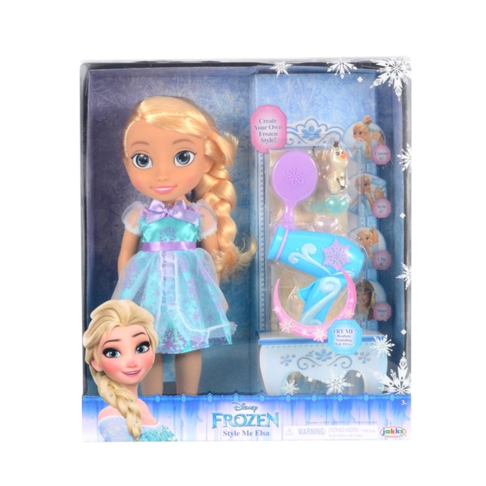 Игровой набор Disney "Холодное Cердце: Причёска для Эльзы", 35 см, подвижная, функциональная