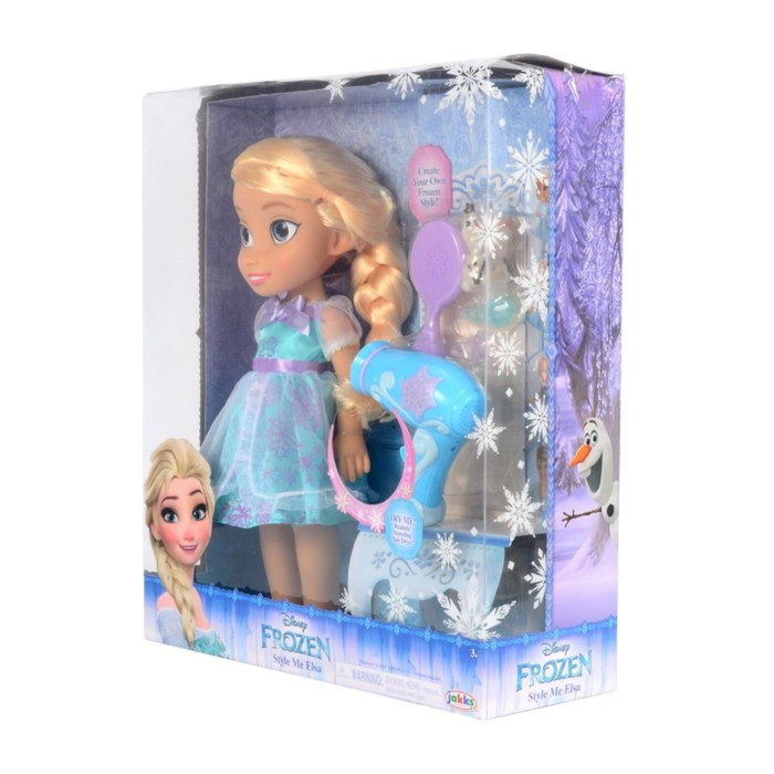 Игровой набор Disney "Холодное Cердце: Причёска для Эльзы", 35 см, подвижная, функциональная