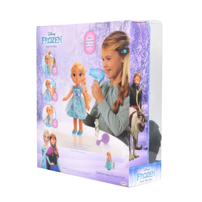 Игровой набор Disney "Холодное Cердце: Причёска для Эльзы", 35 см, подвижная, функциональная