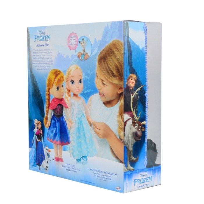 Набор кукол Disney "Холодное Cердце: Эльза и Анна", 35 см, подвижная, Олаф