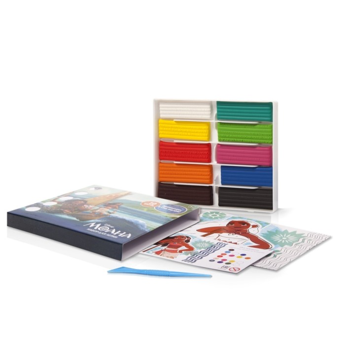 Набор для лепки Disney «Моана», 10 цветов, аппликация, 200 гр