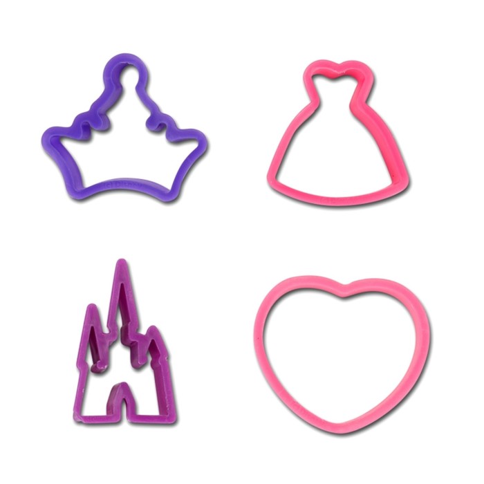 Набор для лепки Disney «Моана», 7 цветов, аппликация, 500 гр, четыре формочки