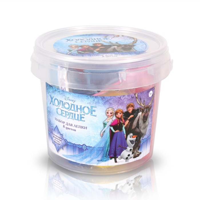 Набор для лепки Disney «Олаф и Холодное приключение», 8 цветов, 700 гр, аппликация, формочки 39427