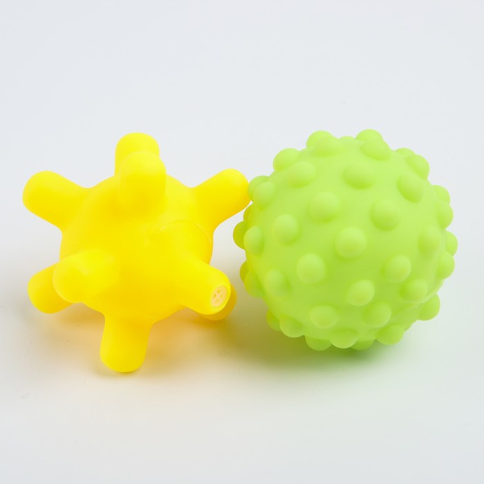 Игрушки для ванны «Кубики и мячики 2», набор 4 шт.