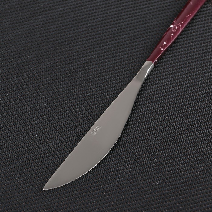 Набор столовых приборов 16 пр, на 4 персоны "Искусство" сиреневый