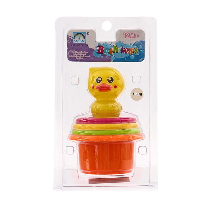 Игрушки для купания «Утёнок со стаканчиками»