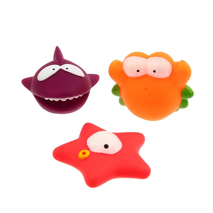 Игрушки для купания «Акула в маске» с лейкой + стаканчики